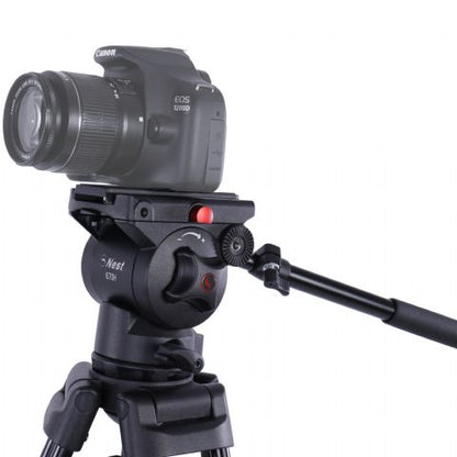 Nest Trípode de vídeo NT-670 + Cabezal panorámico con amortiguación fluida — 4