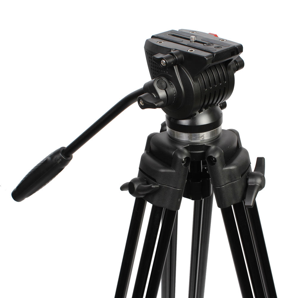 Nest Trípode de vídeo NT-777 + Cabezal panorámico con amortiguación fluida — 2