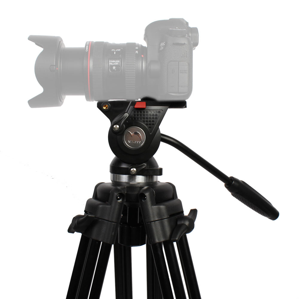 Nest Trípode de vídeo NT-777 + Cabezal panorámico con amortiguación fluida — 3