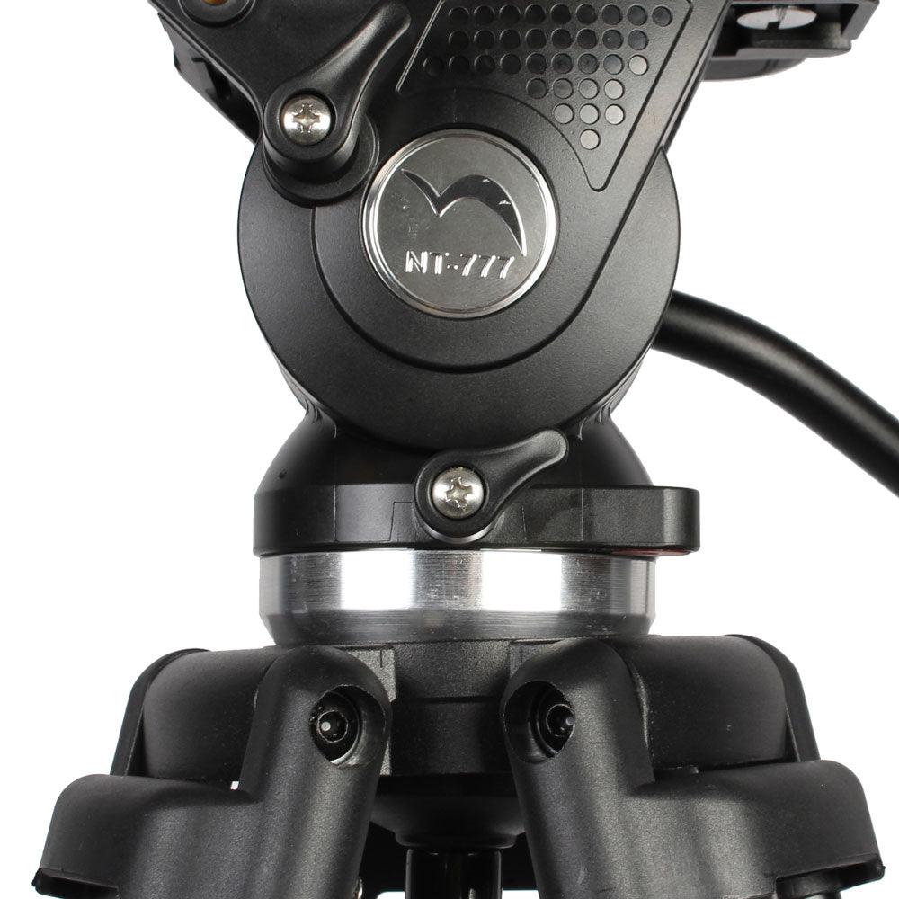 Nest Trípode de vídeo NT-777 + Cabezal panorámico con amortiguación fluida — 6