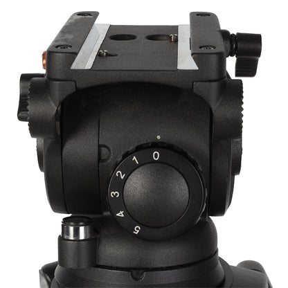 Nest Profesional Trípode EI-7085-C2 + Cabezal panorámico con amortiguación fluida — 6