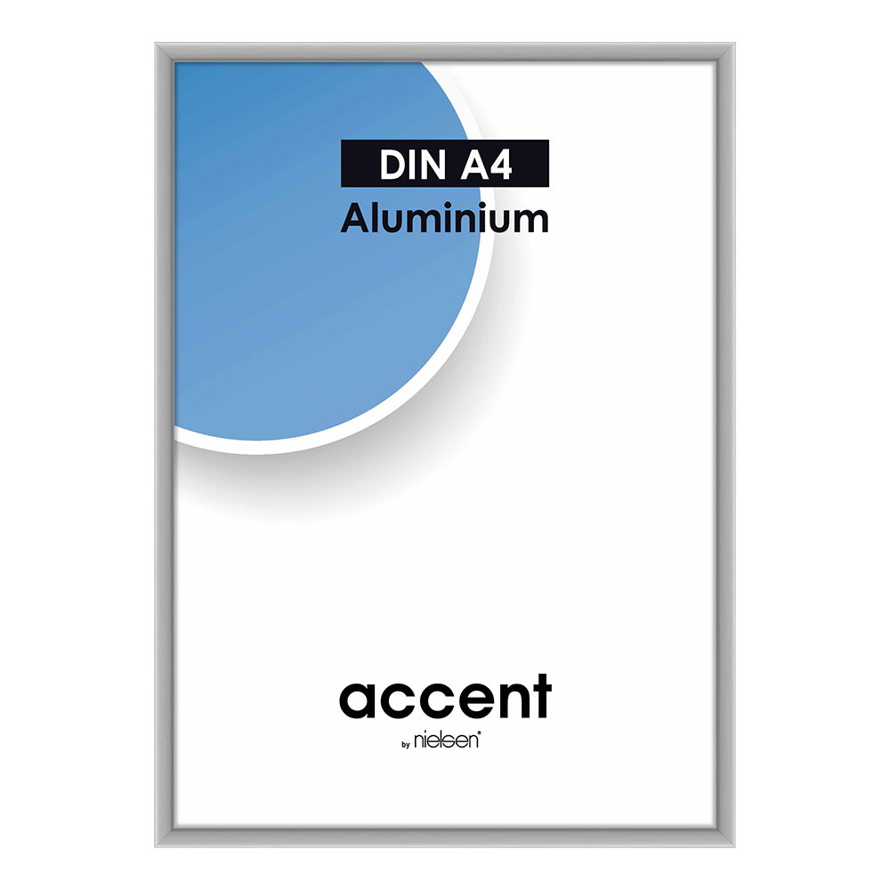 Nielsen Marco de fotos 52123 Accent Brillante Plateado 21x29.7 cm