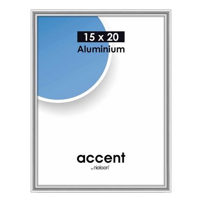 Nielsen Marco de fotos 52423 Accent Brillante Plateado 30x40 cm