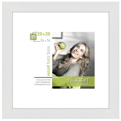 Nielsen Marco de fotos 8988052 Apollon Blanco 20x20 / 14x14 cm