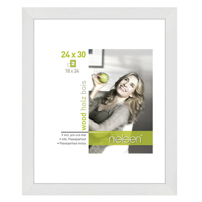 Nielsen Marco de fotos 8988007 Apollon Blanco 24x30 / 18x24 cm