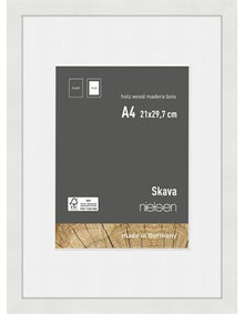 Nielsen Marco de fotos 6321101 Skava Blanco A4 21 x 29.7 cm