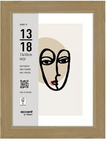 Nielsen Marco de fotos 3232204 Madera 19 Natural 13x18 cm