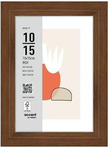 Nielsen Marco de fotos 3211205 Madera 19 Nogal 10x15 cm