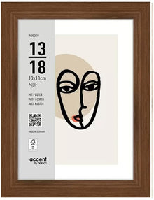 Nielsen Marco de fotos 3232205 Madera 19 Nogal 13x18 cm