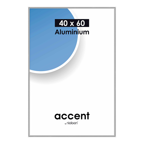 Nielsen Marco de fotos 55123 Accent Brillante Plateado 40x60 cm