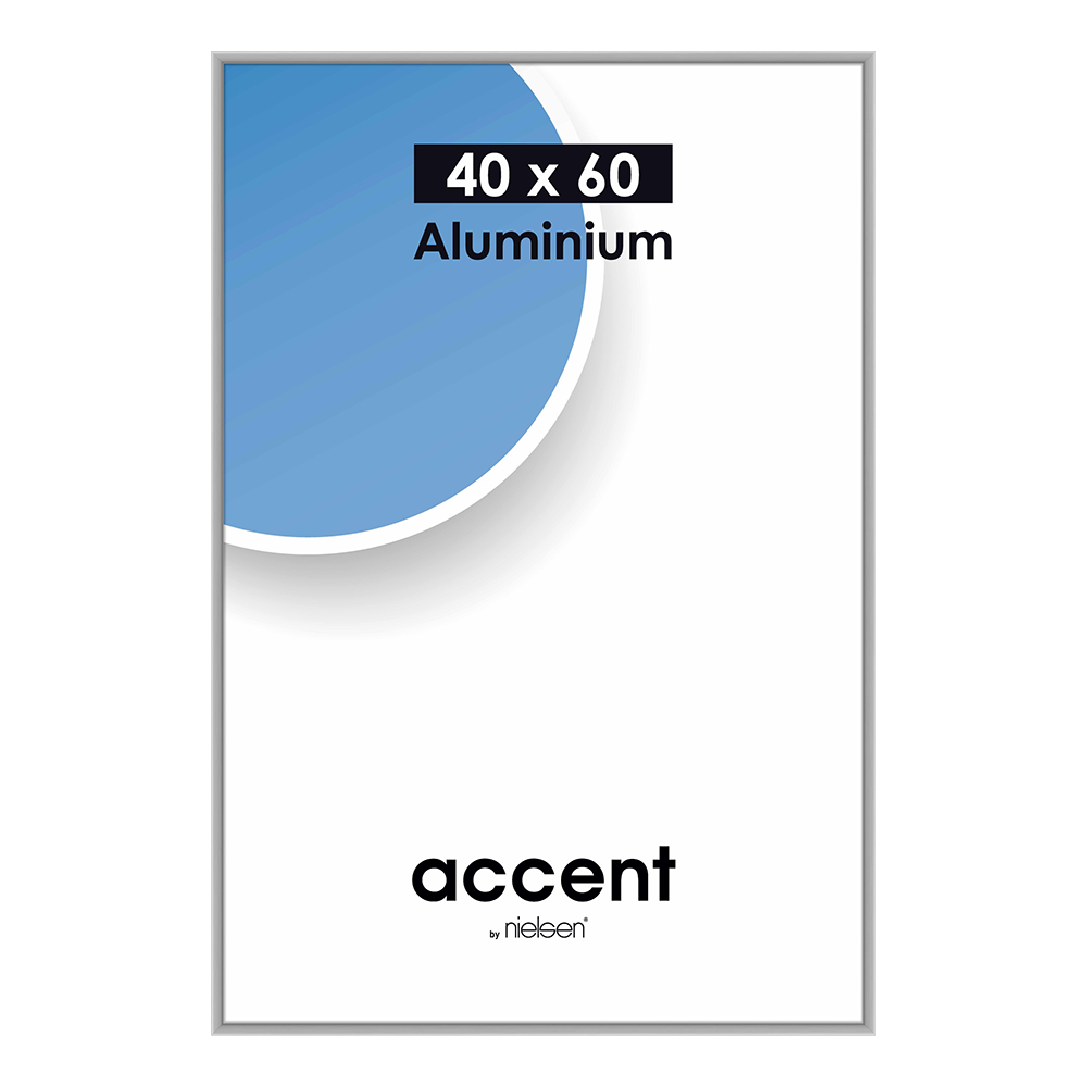 Nielsen Marco de fotos 55124 Accent Esmerilado Plateado 40x60 cm