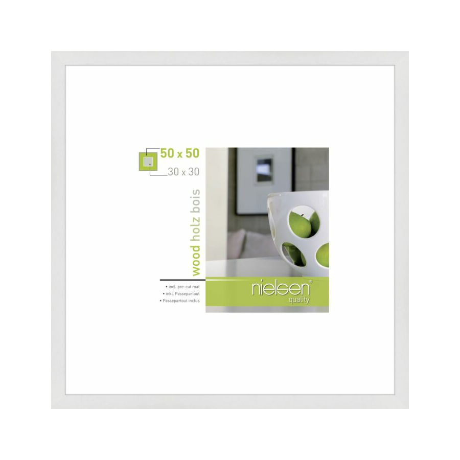 Nielsen Marco de fotos 8988054 Apollon Blanco 50x50 / 30x30 cm