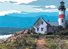 R&L Artist Canvas A3 Pintar por números - The Lighthouse