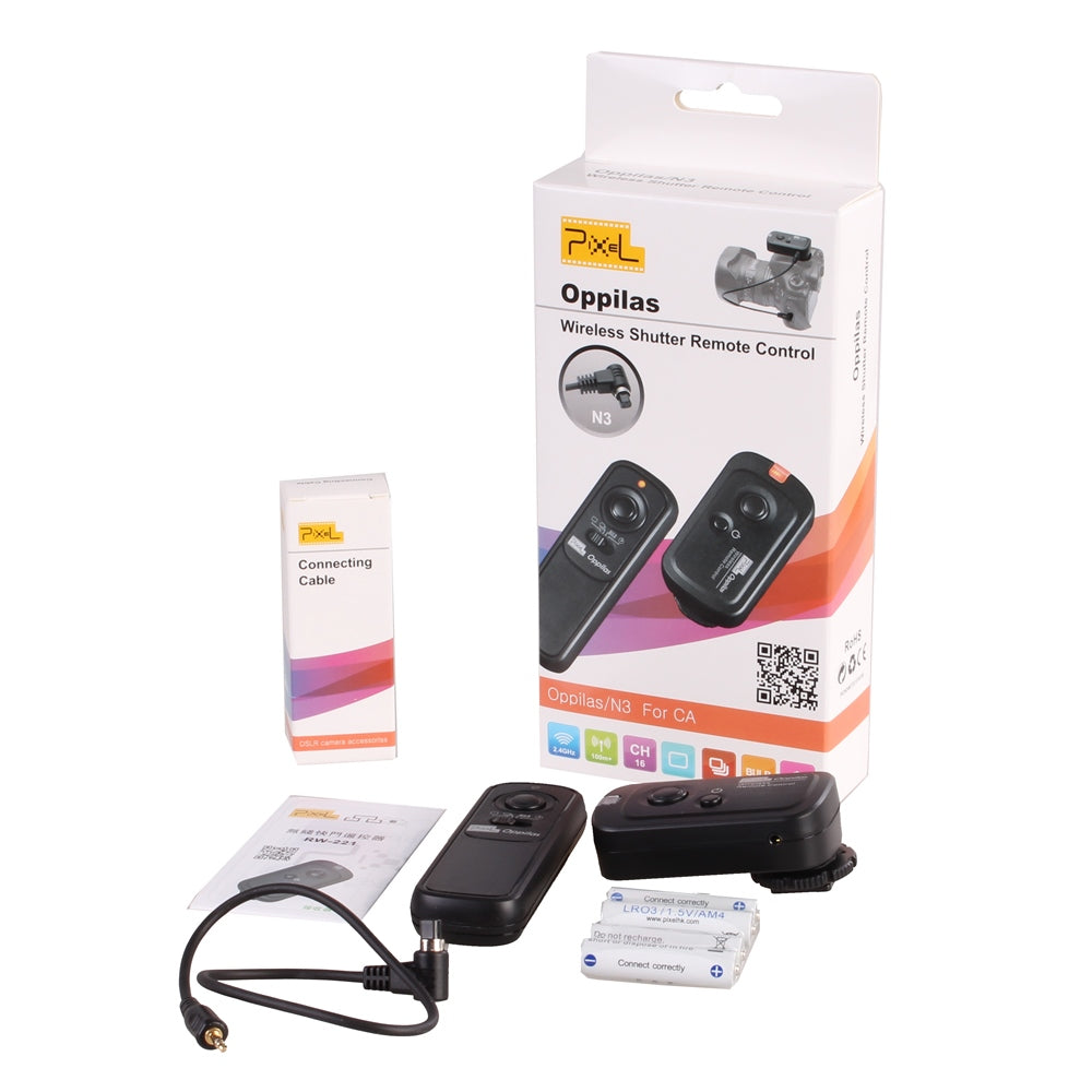 Pixel Disparador inalámbrico de cámara RW-221/N3 Oppilas para Canon — 3