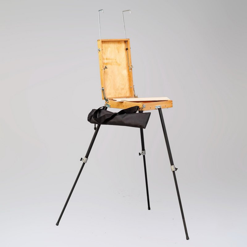 Tart Pochade Box Easel - Patas plegables - natural - altura máx. del lienzo 680 mm