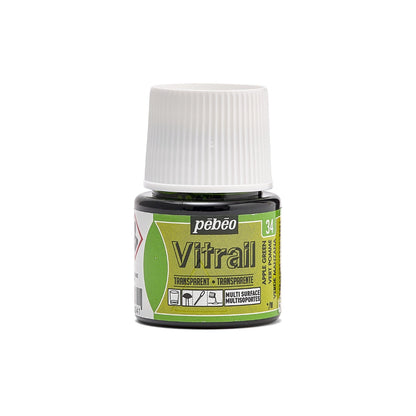 Pebeo Vitrail Transparente Pintura para vidrio 45 ml - 34 - Appelgroen