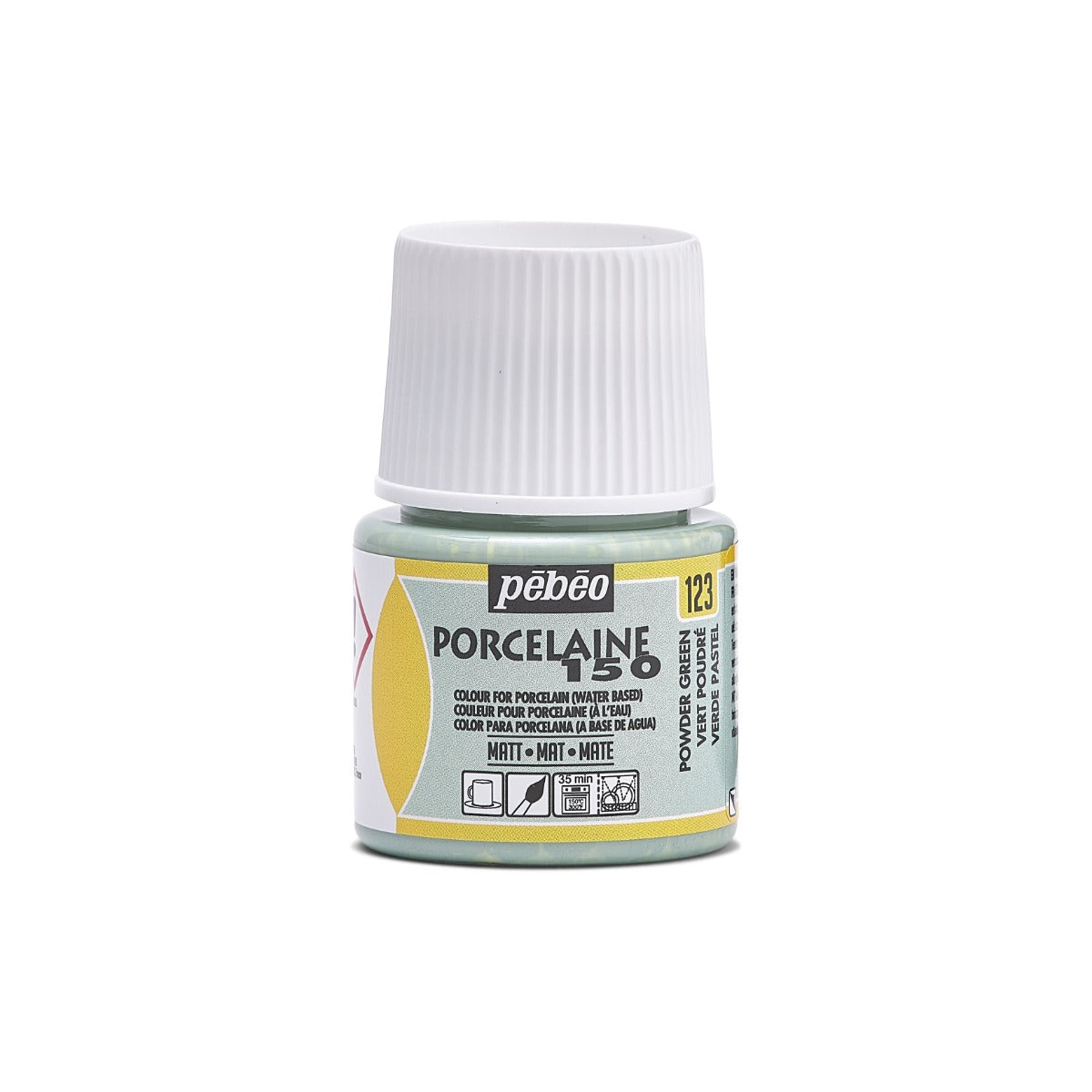 Pebeo Porcelaine 150 Pintura para porcelana 45 ml - 123 - Pastelgroen