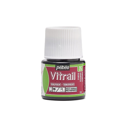 Pebeo Vitrail Transparente Pintura para vidrio 45 ml - 26 - Purper
