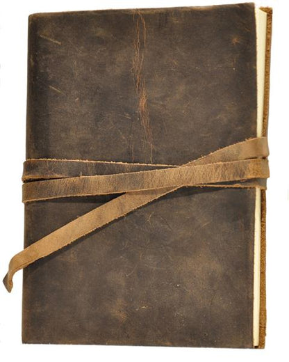 Calve's Leather Sketchbook - 13 x 9 cm - Marrón natural claro