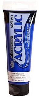 R&L Essentials Acrylic Paint 120 ml - Ultramar oscuro