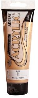 R&L Essentials Acrylic Paint 120 ml - Oro