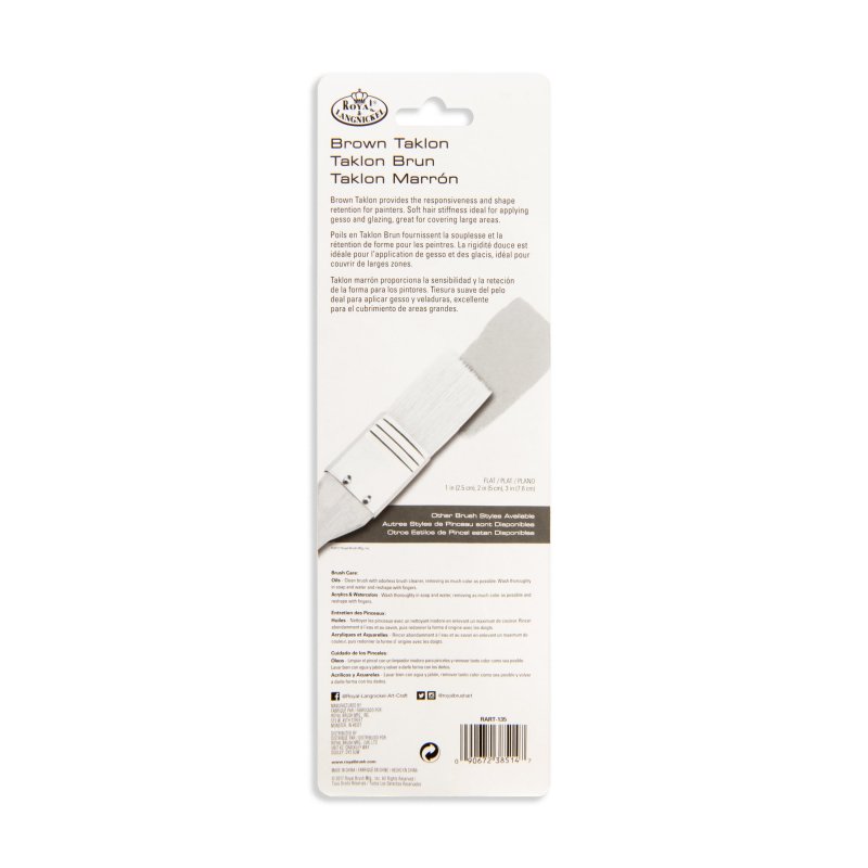 Royal & Langnickel Sets de pinceles spalter y anchos - 3 Pack