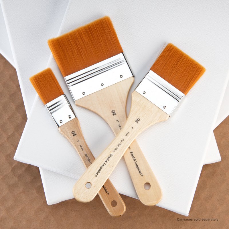Royal & Langnickel Sets de pinceles spalter y anchos - 3 Pack