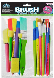 Royal & Langnickel Craft Value Brush Pack - 25 unidades