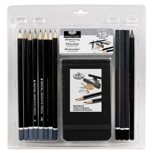 Royal & Langnickel Lápices de boceto con cuaderno - 13 Pack