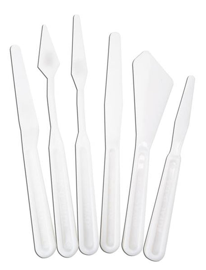 Royal & Langnickel Plastic Painting Knives - 6 unidades