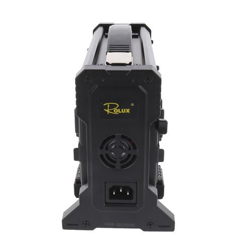 Rolux Cargador de baterías RL-4KS para 4 x Batería V-Mount — 5