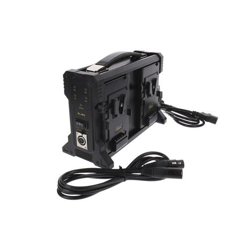 Rolux Cargador de baterías RL-4KS para 4 x Batería V-Mount — 6