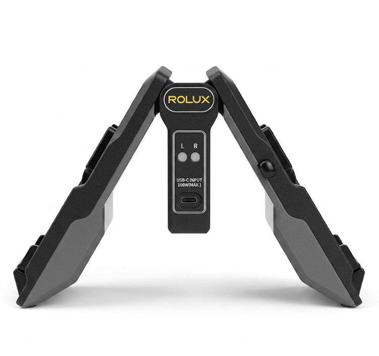 Rolux Plegable Cargador Powerfold1 para V-Montura Baterías — 3