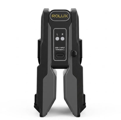 Rolux Plegable Cargador Powerfold1 para V-Montura Baterías — 4