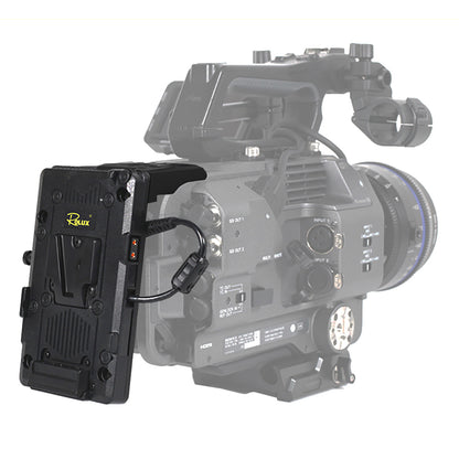 Rolux Placa para batería V-Mount RL-GDX9 para Sony FX9 — 2