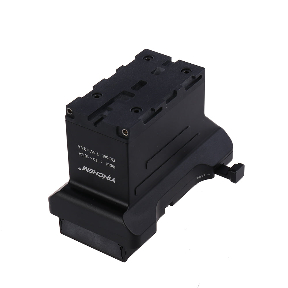 Rolux Batería Adaptador RL-AC40F V-Montura a Sony NPF — 3