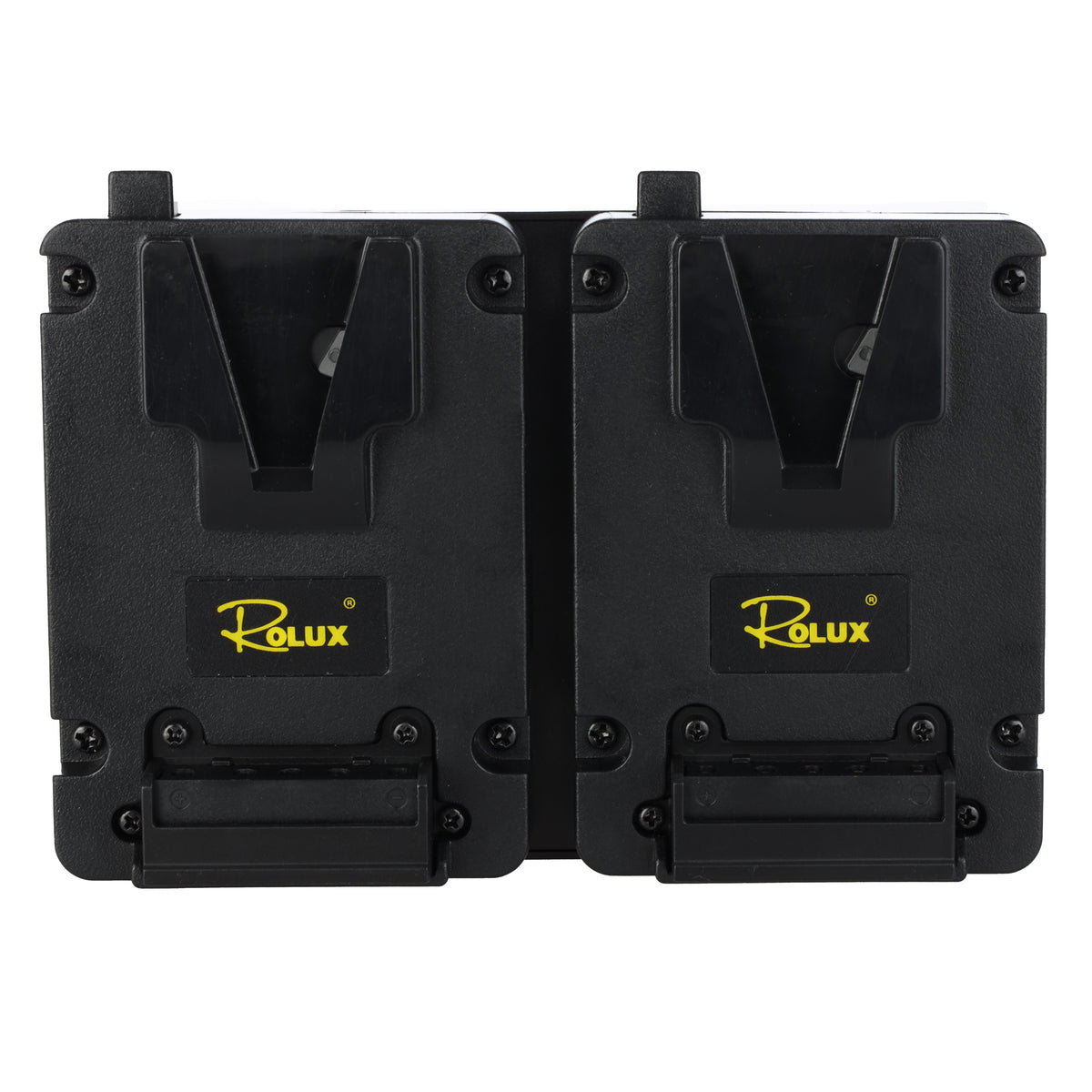Rolux Duo Mini Placa para batería V-Mount RL-AC16S