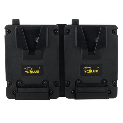 Rolux Duo Mini Placa para batería V-Mount RL-AC16S