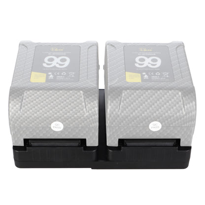 Rolux Duo Mini Placa para batería V-Mount RL-AC16S — 2