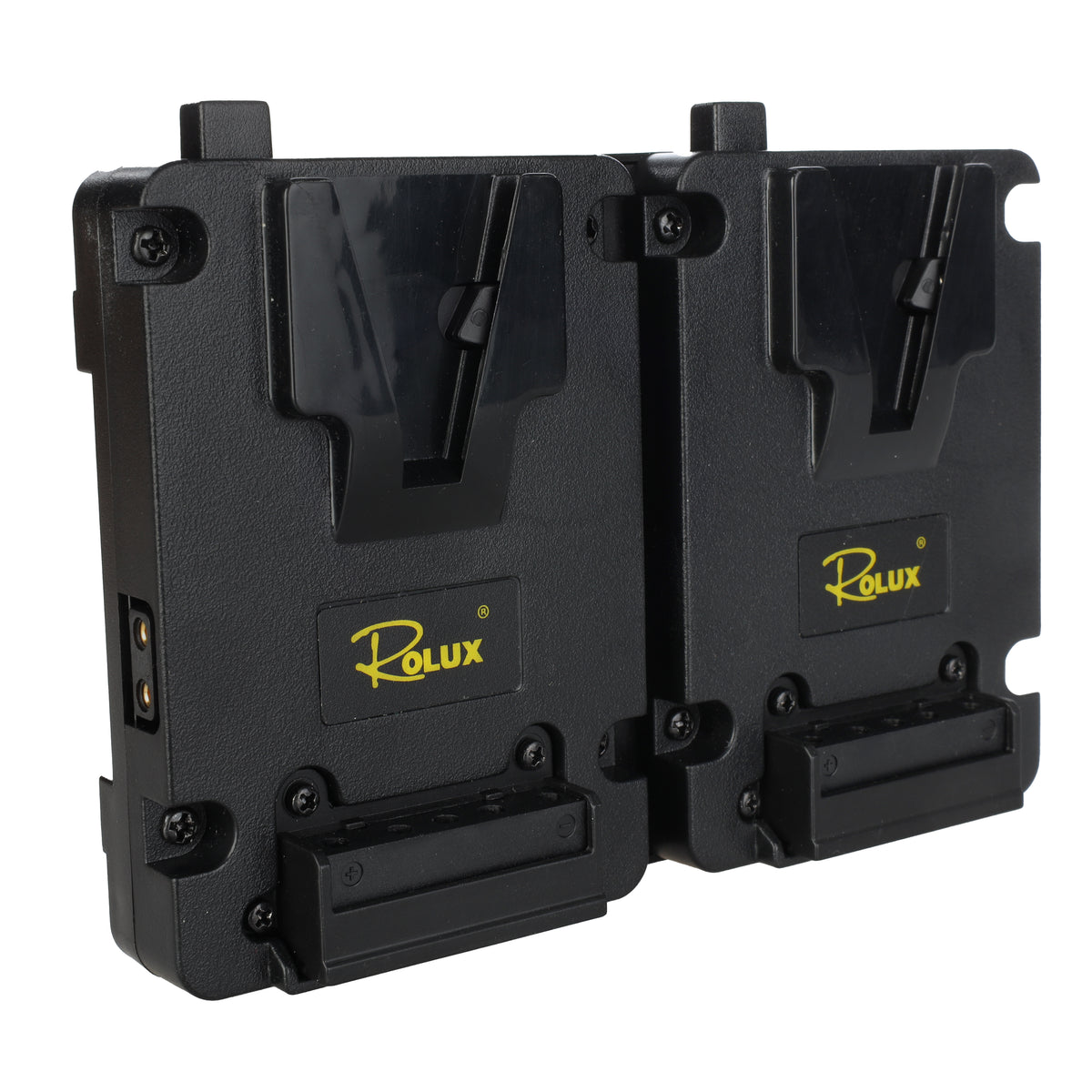 Rolux Duo Mini Placa para batería V-Mount RL-AC16S — 4