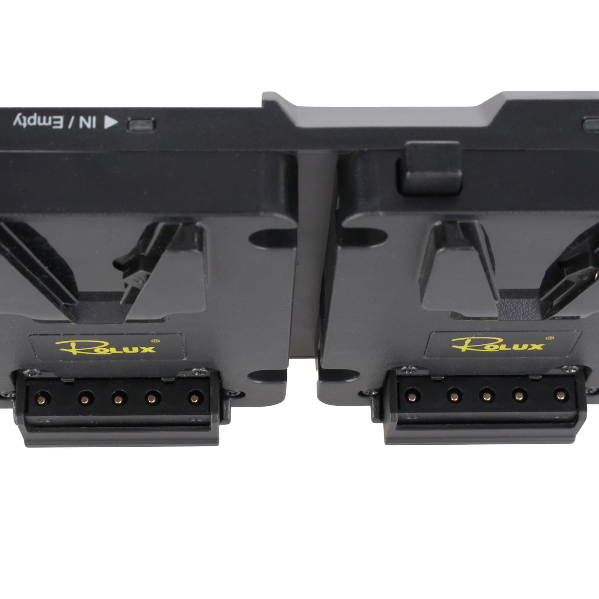 Rolux Duo Mini Placa para batería V-Mount RL-AC16S — 5