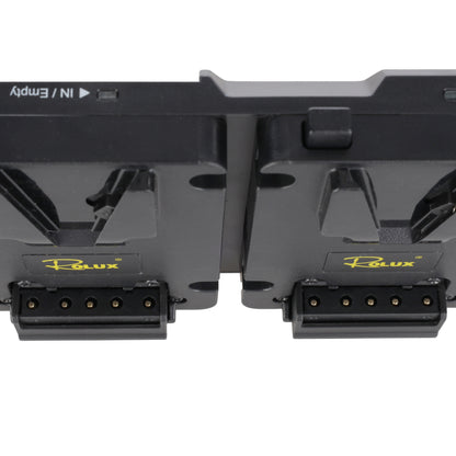 Rolux Duo Mini Placa para batería V-Mount RL-AC16S — 5