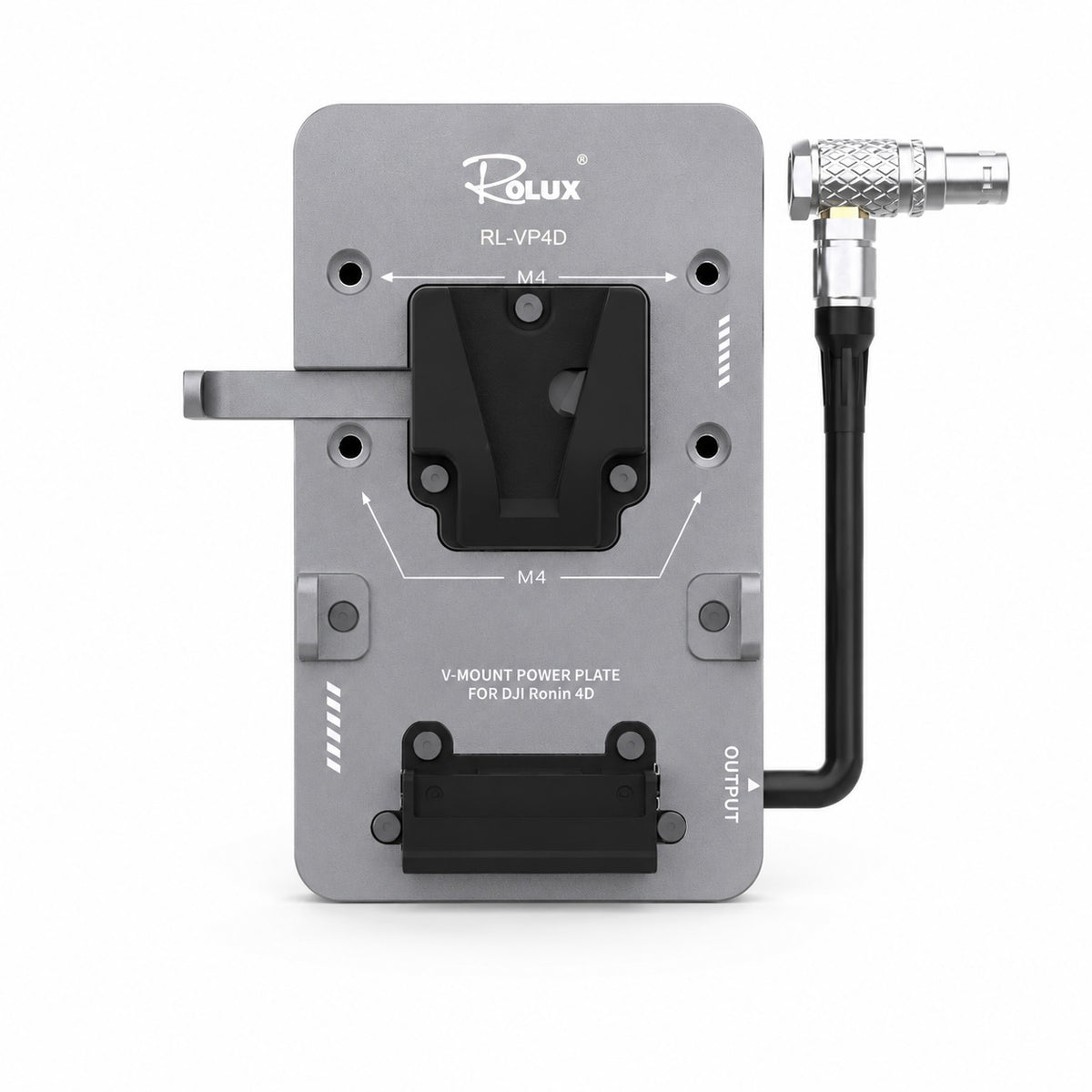 Rolux Placa para batería V-Mount RL-VP4D para DJI Ronin 4D — 2