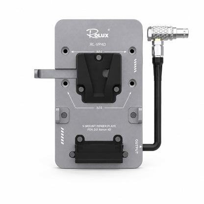 Rolux Placa para batería V-Mount RL-VP4D para DJI Ronin 4D — 2