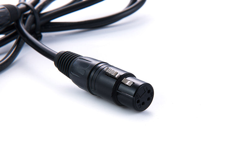 Rolux 4-Pin XLR Hembra con 4-Pins Macho Conector
