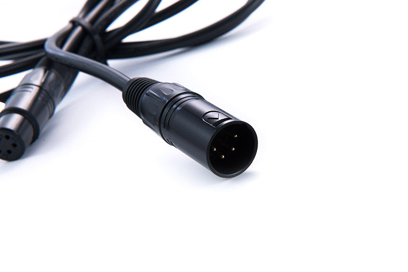 Rolux 4-Pin XLR Hembra con 4-Pins Macho Conector — 3