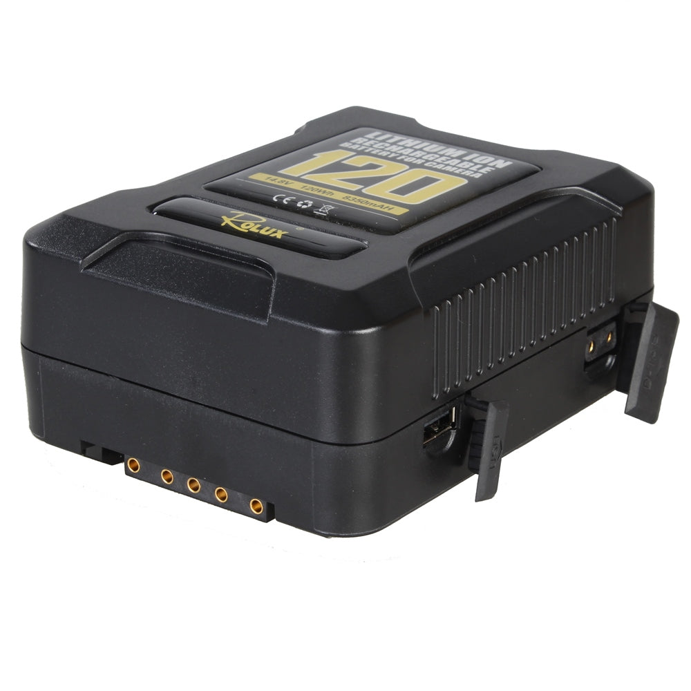 Rolux Smart Batería V-Mount YC-120S 120Wh 14.8V 8350mAh — 6