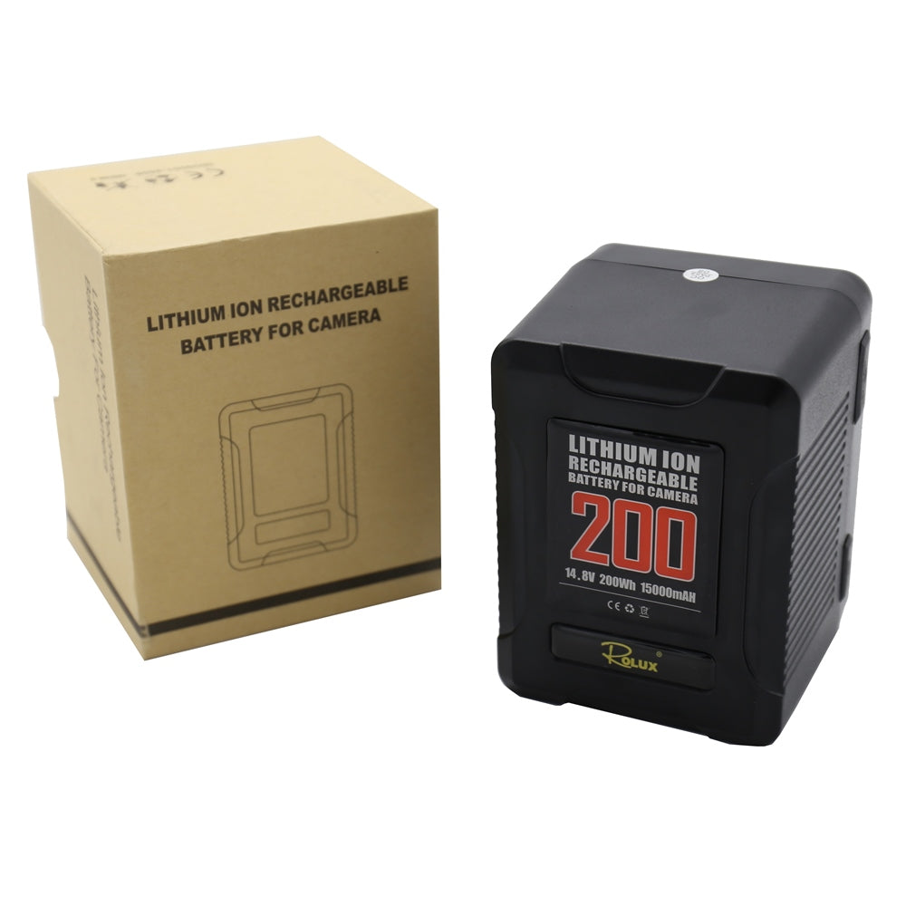 Rolux Smart Batería V-Mount YC-200S 200Wh 14.8V 15000mAh — 6