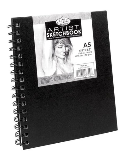 Royal & Langnickel Sketchbooks - Spiral Hardcover - A5 - 80 hojas