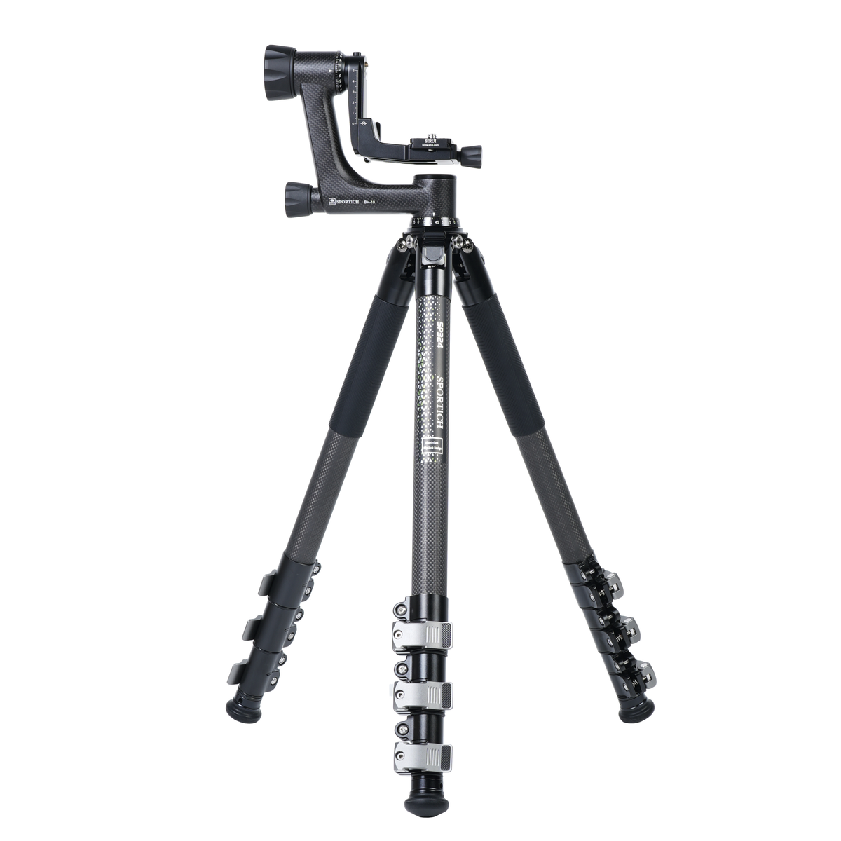 Sirui Sportich Fibra de carbono Trípode SP324+BH-10